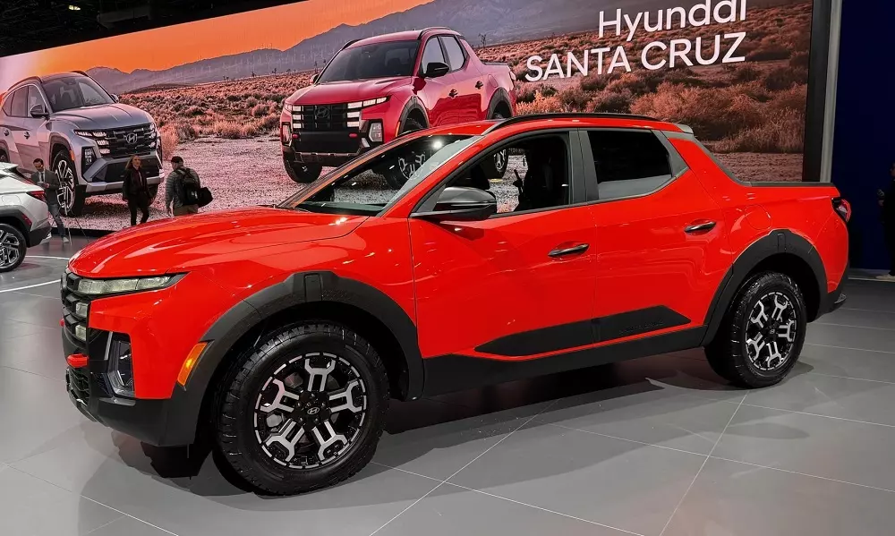 Xe bán tải cỡ nhỏ Hyundai Santa Cruz 2025 trình làng với thiết kế nam tính hơn, nội thất tiện nghi hơn